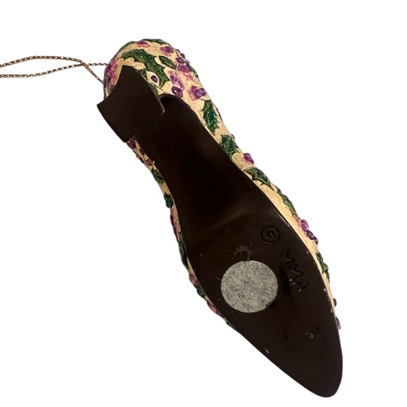 Metropolitan Museum of Art Holly with Purple Floral  Ornament - Picture 3 of 3